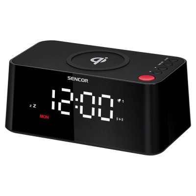 SENCOR SDC 7600 Qi Hodiny s nabíječkou