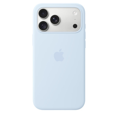 iPhone 18 Pro Max Silicone Case MagSafe Crisp Blue