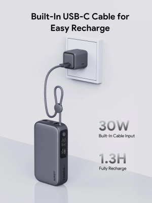 AUKEY PB-Y47 powerbank 10000 mAh bílá