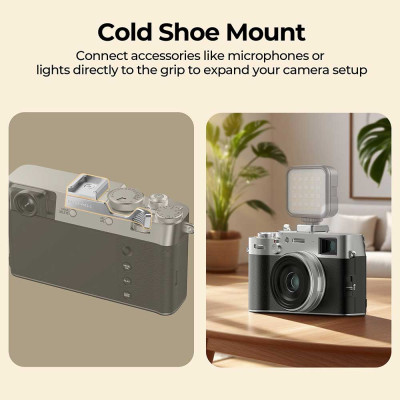 FREEWELL Fuji X100VI Thumb Grip with CSM (Silver)