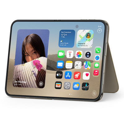 Apple iPhone Duo Folio with Kickstand - Taupe