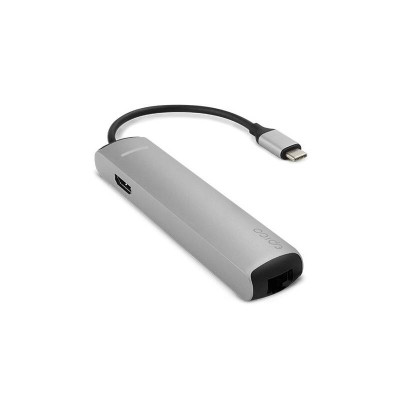 Epico USB-C hub slim Silver