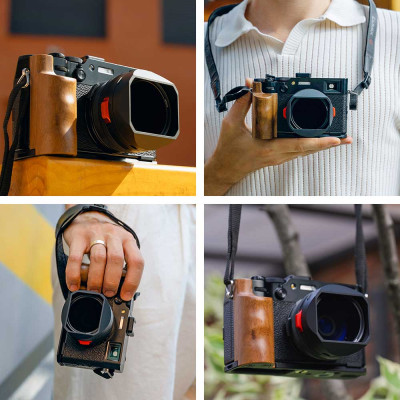 FREEWELL Fuji X100VI L Bracket Prem Grip(Silver)