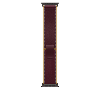 Apple 49mm Burgundy Trail Loop - S/M - Black Titan