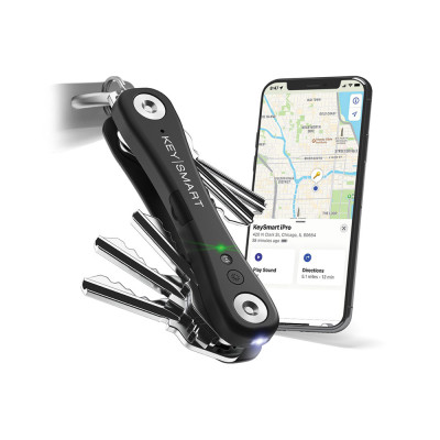 KeySmart iPro Organizér Klíčů s Apple FindMy Černý