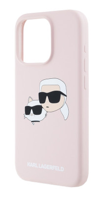 Karl Lagerfeld Si. Double Heads iPhone 15 Pro Pink
