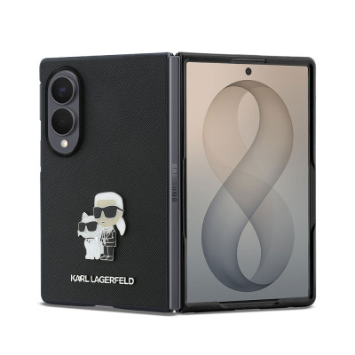 Karl Lagerfeld Saffiano K+CH Galaxy Z Fold 8 Black