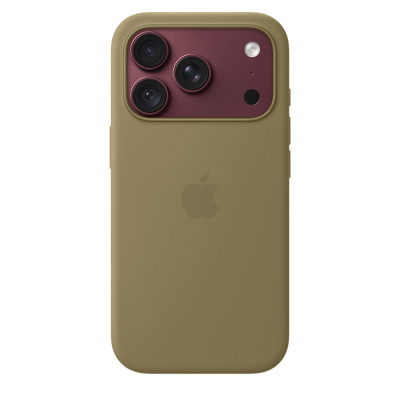 iPhone 18 Pro Silicone Case with MagSafe Olive
