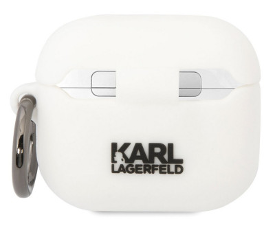 Karl Lagerfeld 3D Logo NFT Karl Airpods 3, White