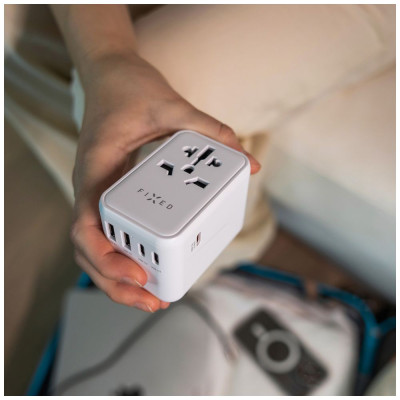 FIXED Voyager cestovní nabíječ 65W EU/UK/USA/AUS