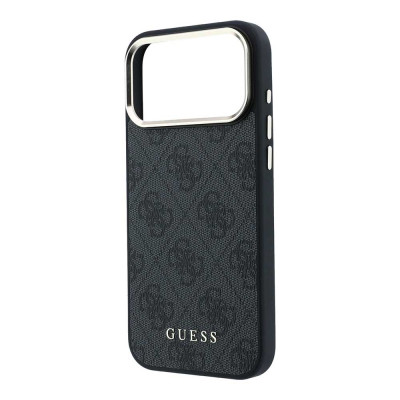 Guess 4G Gold Frame MagSafe iPhone 18 ProMax Black