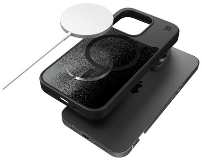 STM Relax Sand Magsafe Case iPhone 15, Black