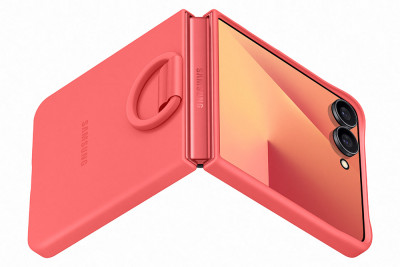 Samsung Ring Case Silicone Galaxy Z Flip7, Red