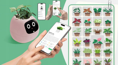 Inteligentní květináč PLANTSIO IVY gen 2 růžový