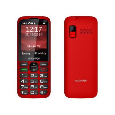 Aligator A930 GPS Senior Red