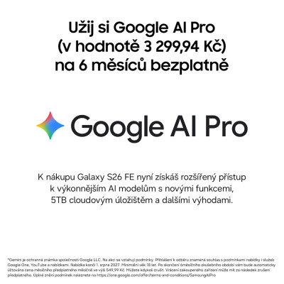 Samsung Galaxy S26 FE 8+128GB Pistachio