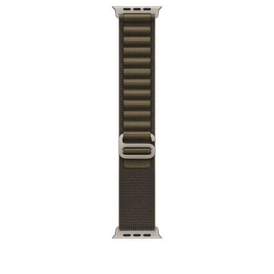 Apple 49mm Dark Olive Alpine Loop S Natural Titan