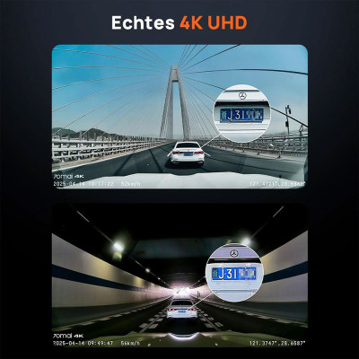 70mai A800SE 4K 4G ready