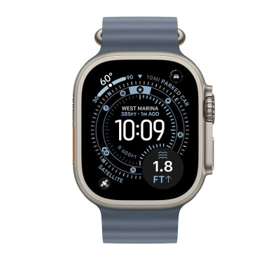 49mm Anchor Blue Ocean Band Extension Natural Titanium