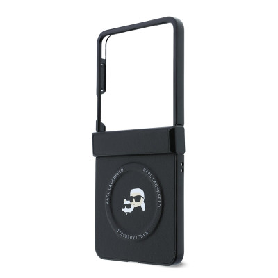 Karl Lagerfeld Heads Magsafe Galaxy Z Flip 8 Black