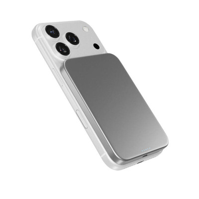 Epico Qi2 5000mAh Mag+ powerbanka EM51 - stříbrná