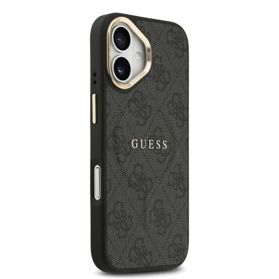 Guess 4G Gold Frame MagSafe iPhone 17 Black