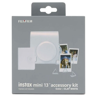 Fujifilm Instax Mini 13 Acc Kit Clay White
