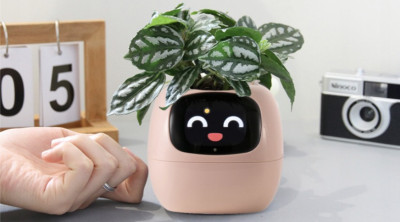 Inteligentní květináč PLANTSIO IVY růžový