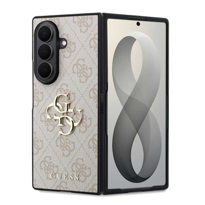 Guess 4G Metal Logo Galaxy Z Fold 8 Ultra Pink