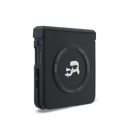 Karl Lagerfeld Heads Magsafe Galaxy Z Flip 8 Black