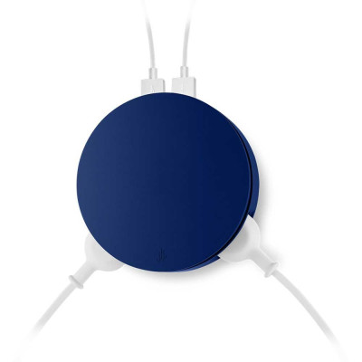 USBEPOWER AERO Power Hub charger 2USB/2plugs Blue