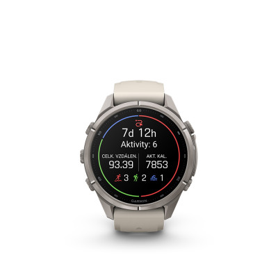 Garmin fenix 9 Pro 43mm Titanium/FogGray Sport Band