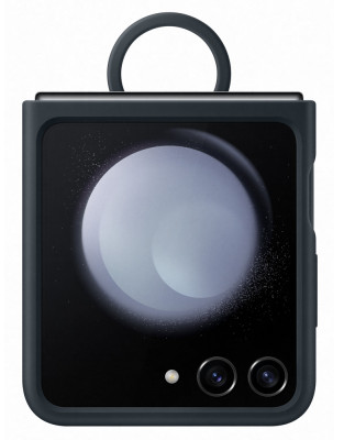 Samsung Silicone Case with Ring Z Flip 5, Indigo