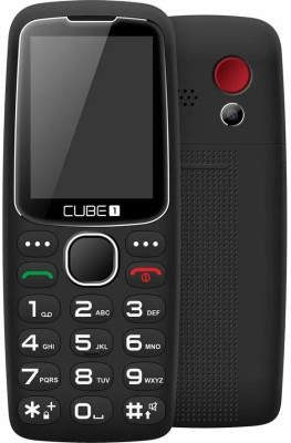 CUBE1 S300 senior tlačítkový telefon - Black