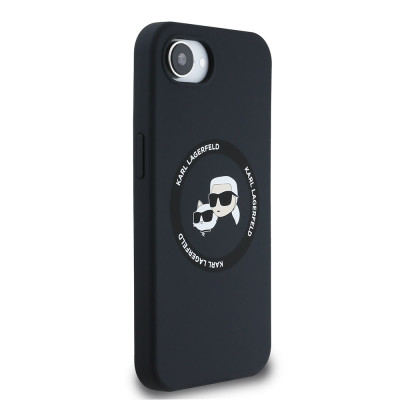 Karl Lagerfeld Silicone Heads MagSafe iPhone 16e,B