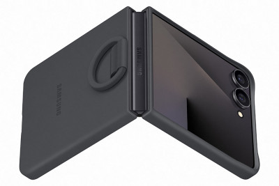 Samsung Ring Case Silicone Galaxy Z Flip7, Black