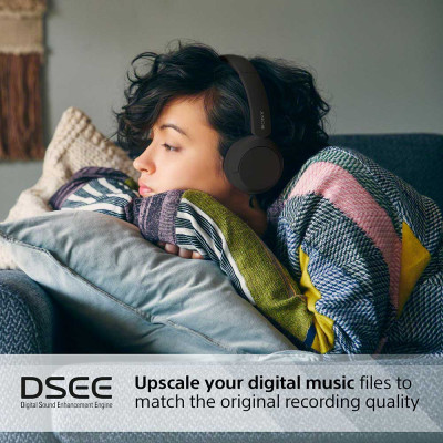 Sony WH-CH520 bezdrátová sluchátka přes hlavu, Black