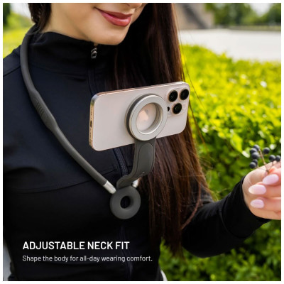 FIXED Creator Neck Phone Holder MagSafe, Grey