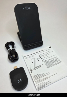 FIXED Powerstation pro Samsung 15W+5W+2.5W, Black