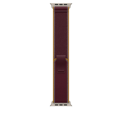 Apple 49mm Burgundy Trail Loop S/M - Natural Titan