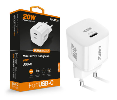 Aligator DC adaptér Power Delivery 20W, USB-C