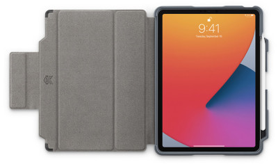 STM Dux Plus Flip iPad Air 11 M3/M2/5th/4th, Black