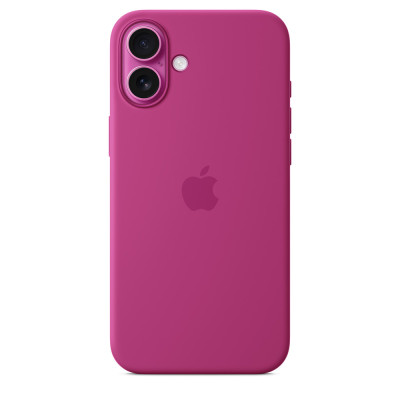 iPhone 16 Plus Silicone Case MagSafe Fuchsia