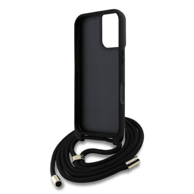 Guess PU 4G Metal Logo Crossbody iPhone 16, Pink