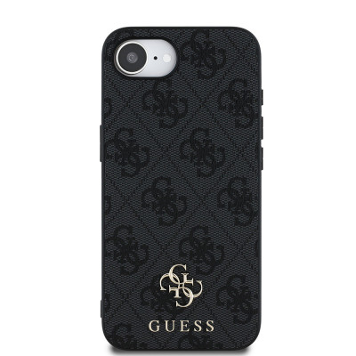 Guess PU 4G Small Metal Logo MagSafe iPhone 16e,Gr