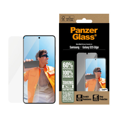 PanzerGlass Samsung Galaxy S25 Edge + aplikátor