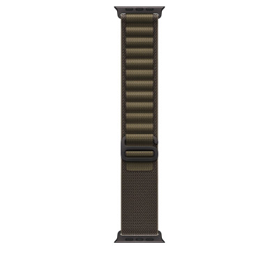 Apple 49mm Dark Olive Alpine Loop S - Black Titan