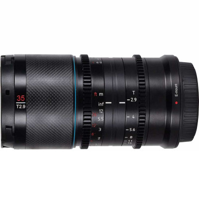 SIRUI Saturn 35mm T2.9 1.6x RF Mount Blue Flare
