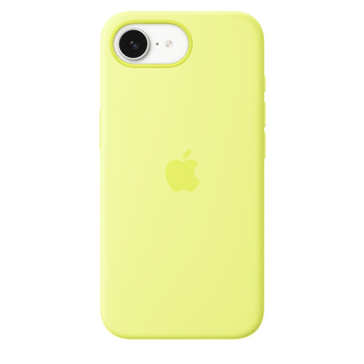 iPhone 16e Silicone Case – Neon Yellow