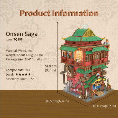 Stavebnice Tonecheer Onsen Saga
